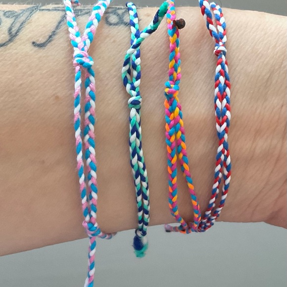 Friendship bracelet colorful braided string surfer - Picture 4 of 6